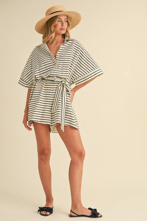 Striped Relaxed Romper