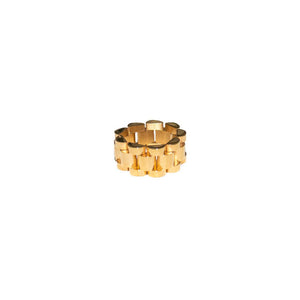 Olivia Watch Strap Ring: Gold