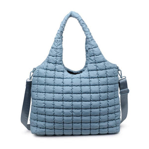 Elevate - Quilted Puffer Nylon Hobo: Navy