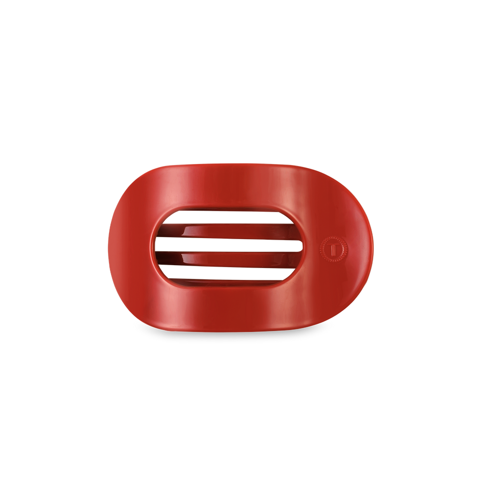 TELETIES - Flat Round Hair Clip | Small | Red Carpet Ready