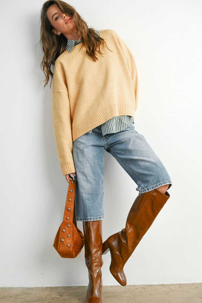 Marigold Tie-back Sweater