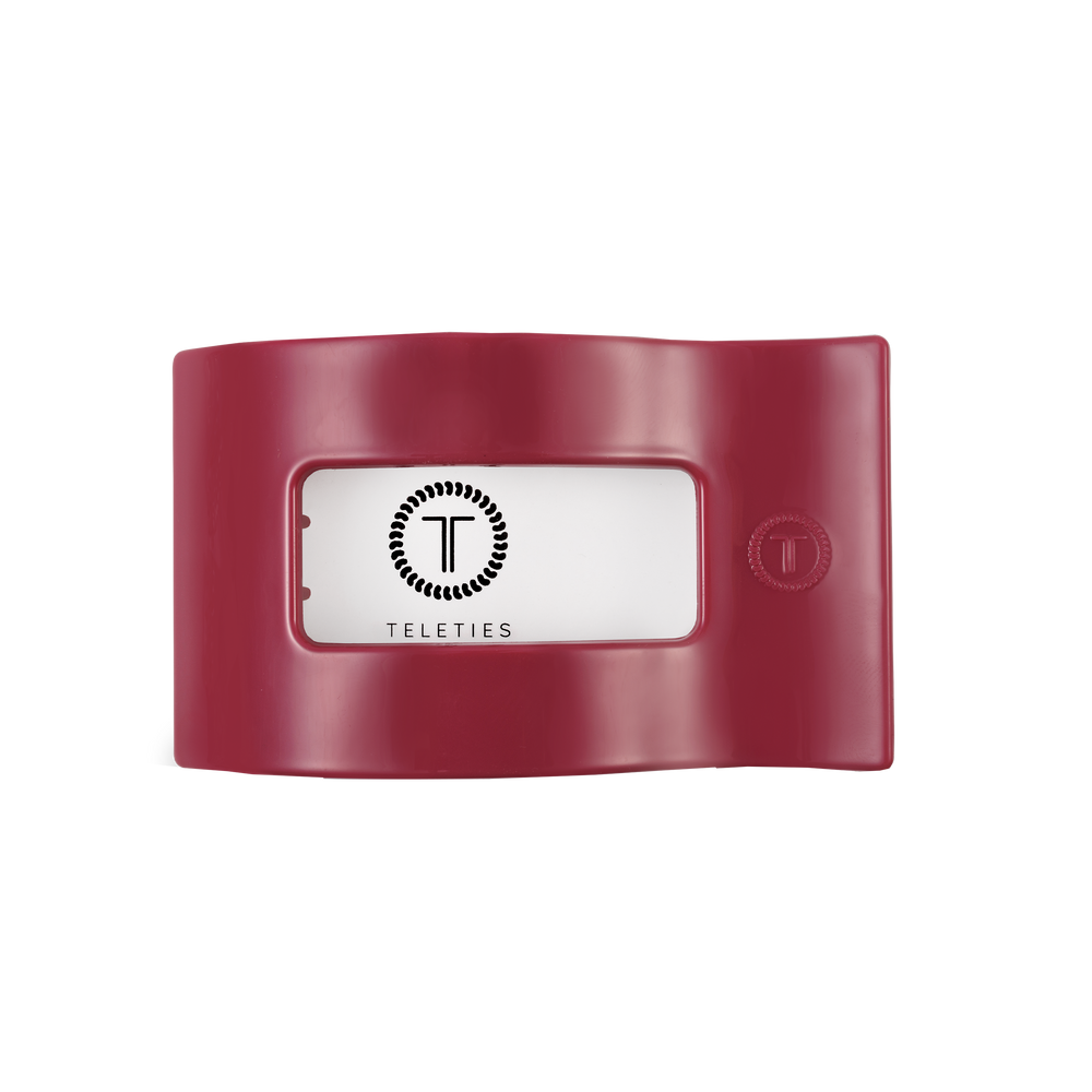 TELETIES - Flat Rectangle Hair Clip | Medium | Wild Side