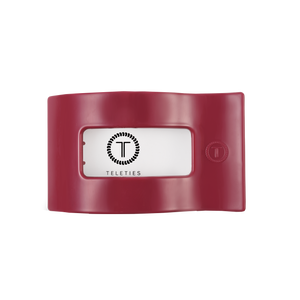 TELETIES - Flat Rectangle Hair Clip | Medium | Wild Side