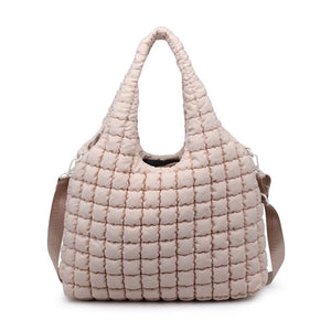 Elevate - Quilted Puffer Nylon Hobo: Navy
