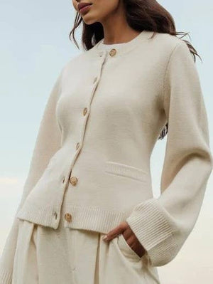 Hourglass Ivory Cardigan
