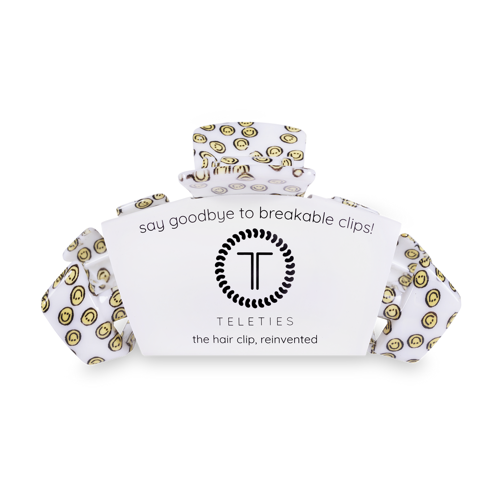 TELETIES - Classic Hair Clip | Large | Miles of Smiles