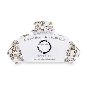 TELETIES - Classic Hair Clip | Large | Miles of Smiles