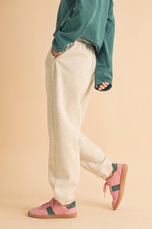Rani Jogger: Heather Bone