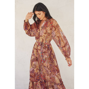 Wishing Well Button Down Maxi Dress