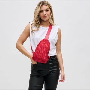 Beyond The Horizon - Sling Backpack: Wine