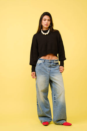 Baggy Wide Leg Jean