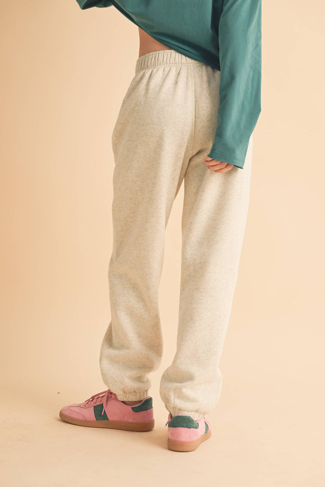 Rani Jogger: Heather Bone