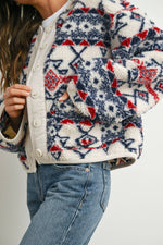 Cordoury and Fleece Long Sleeve Jacket