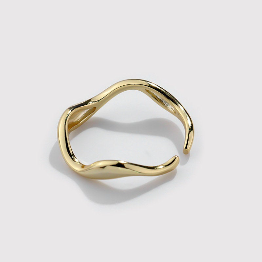 Infinity Wave Stackable Ring