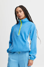 JCCLARA HALF-ZIP JACKET  MALIBU BLUE MIX