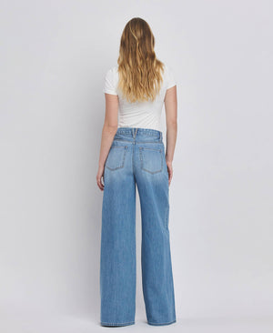 Olivia High Rise Wide Leg Jean