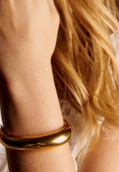HoopLa - Editorial Hinge Bracelets 14K Gold PVD- Recycled : Yellow Gold / Breeze