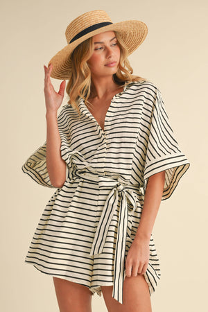Striped Relaxed Romper