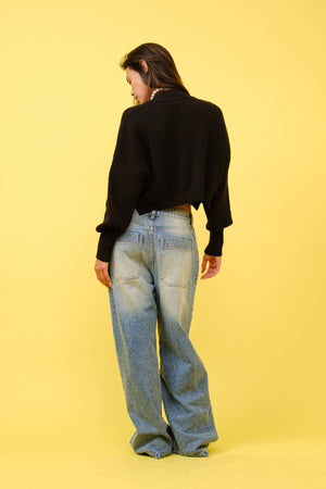 Baggy Wide Leg Jean