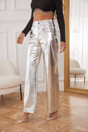 Silver Vegan Pant