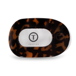 TELETIES - Round Flat Hair Clip | Large | Tortoise