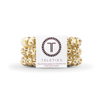 TELETIES - Spiral Hair Coils | Large | Leopard Hair Ties