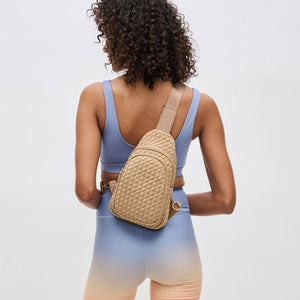 Beyond The Horizon - Sling Backpack: Wine