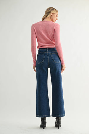 JBD Dark Patch Pocket Wide Leg