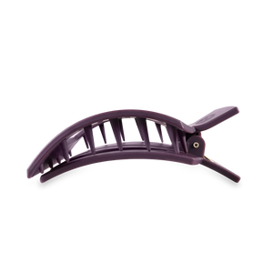 TELETIES - Square Flat Hair Clip | Large|  Burgundy Bliss
