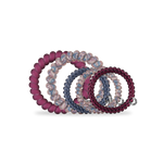 TELETIES - Spiral Hair Coils | Mix Pack | Purple Haze Hair Ties