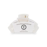 TELETIES - Open Hair Clip | Tiny | Coconut White