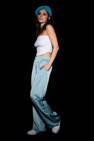 Pink Satin Trouser