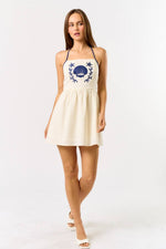 Linen Shell Mini Dress