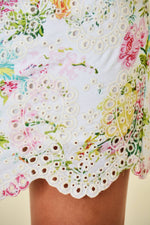Garden Floral Eyelet Dress