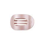 TELETIES - Round Flat Hair Clip | Small | Pearly Pink