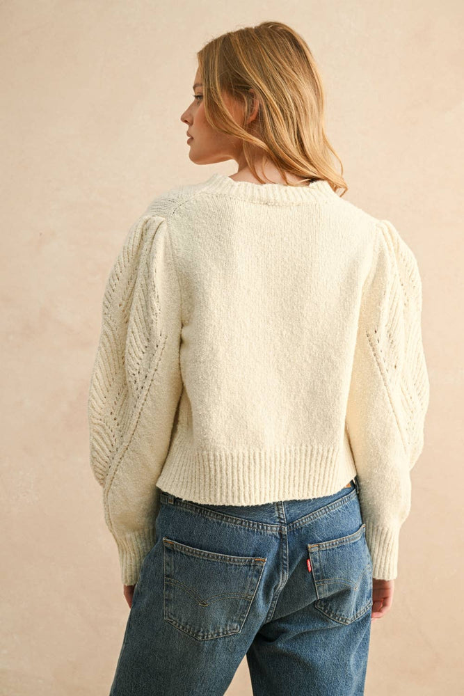 Cream Puff Sweater