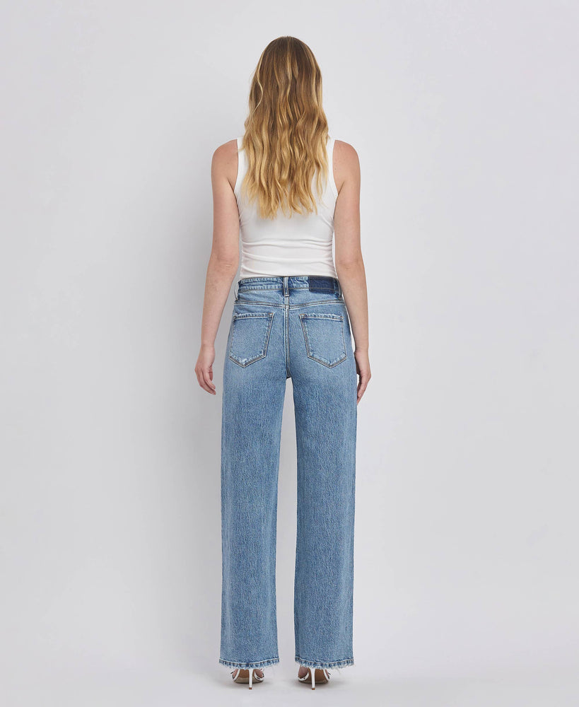 90’s Super High Rise Wide Jeans in Leaping Water