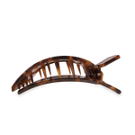 TELETIES - Square Flat Hair Clip | Large | Tortoise