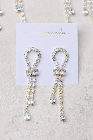 St Armands Designs of Sarasota - Thoroughbred Diamond Drop Earrings