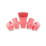 TELETIES - Classic Hair Clip | Medium | Calming Coral
