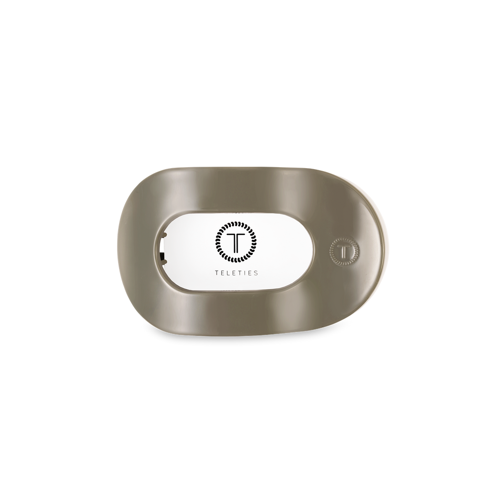 TELETIES - Flat Round Hair Clip | Small | Sage It Ain't So