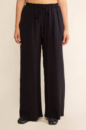 Black Cove Linen Pant