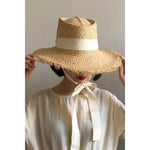 RibbonStraw Hat with Bowknot