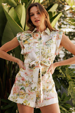 Floral Cotton Romper