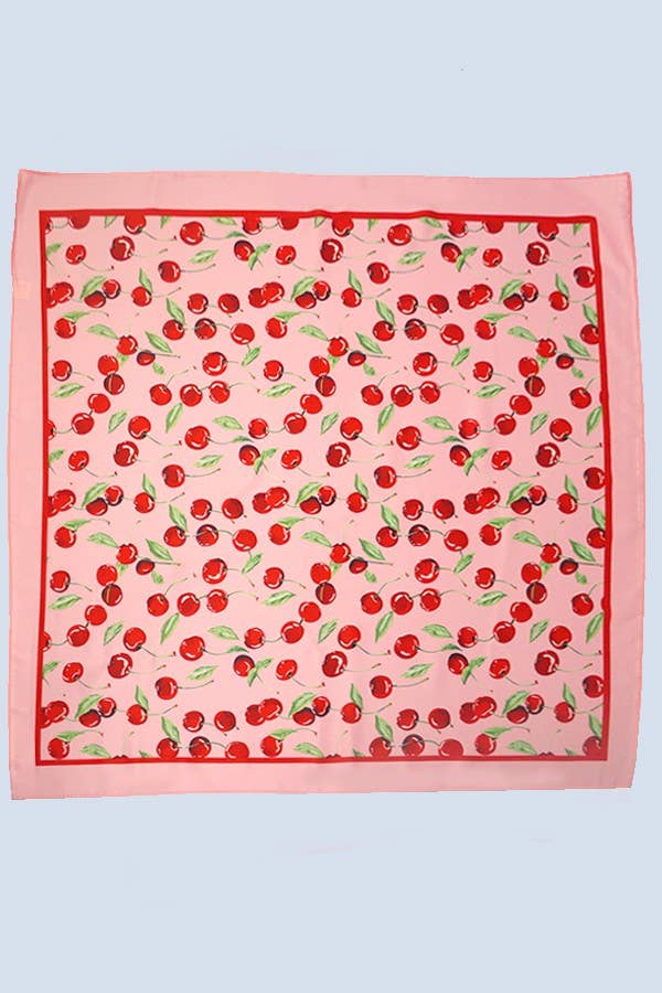 Cherry Print Scarf