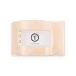 TELETIES - Flat Rectangle Hair Clip | Medium | Almond Beige