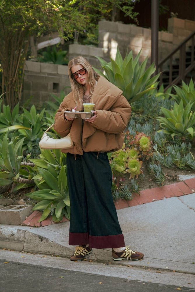 Indigo Red Cuff Denim