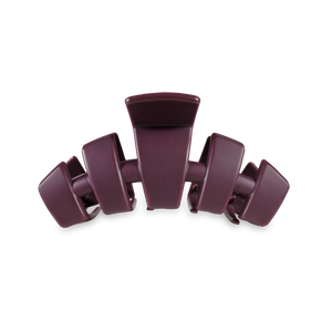 TELETIES - Classic Hair Clip | Med. | Burgundy Bliss