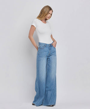 Olivia High Rise Wide Leg Jean