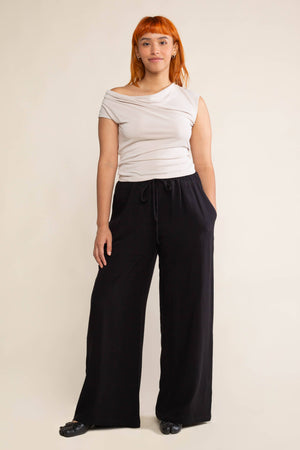 Black Cove Linen Pant